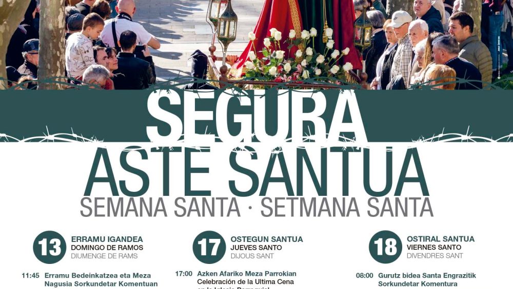 semana santa en segura gipuzkoa