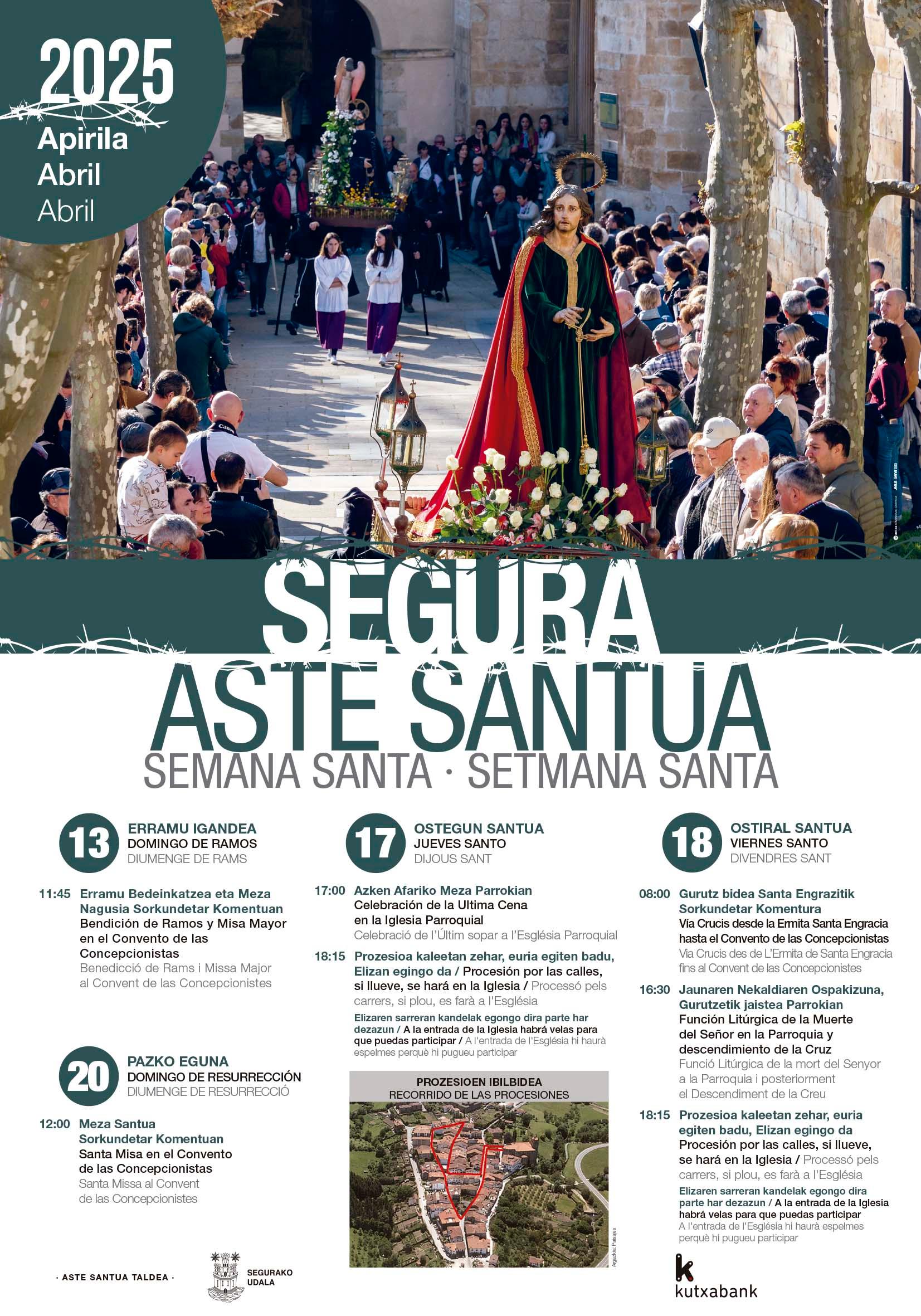 semana santa en segura gipuzkoa